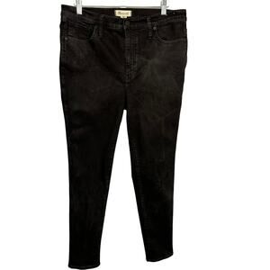 Madewell 10" High-Rise Skinny Women's Black Jeans Size 32